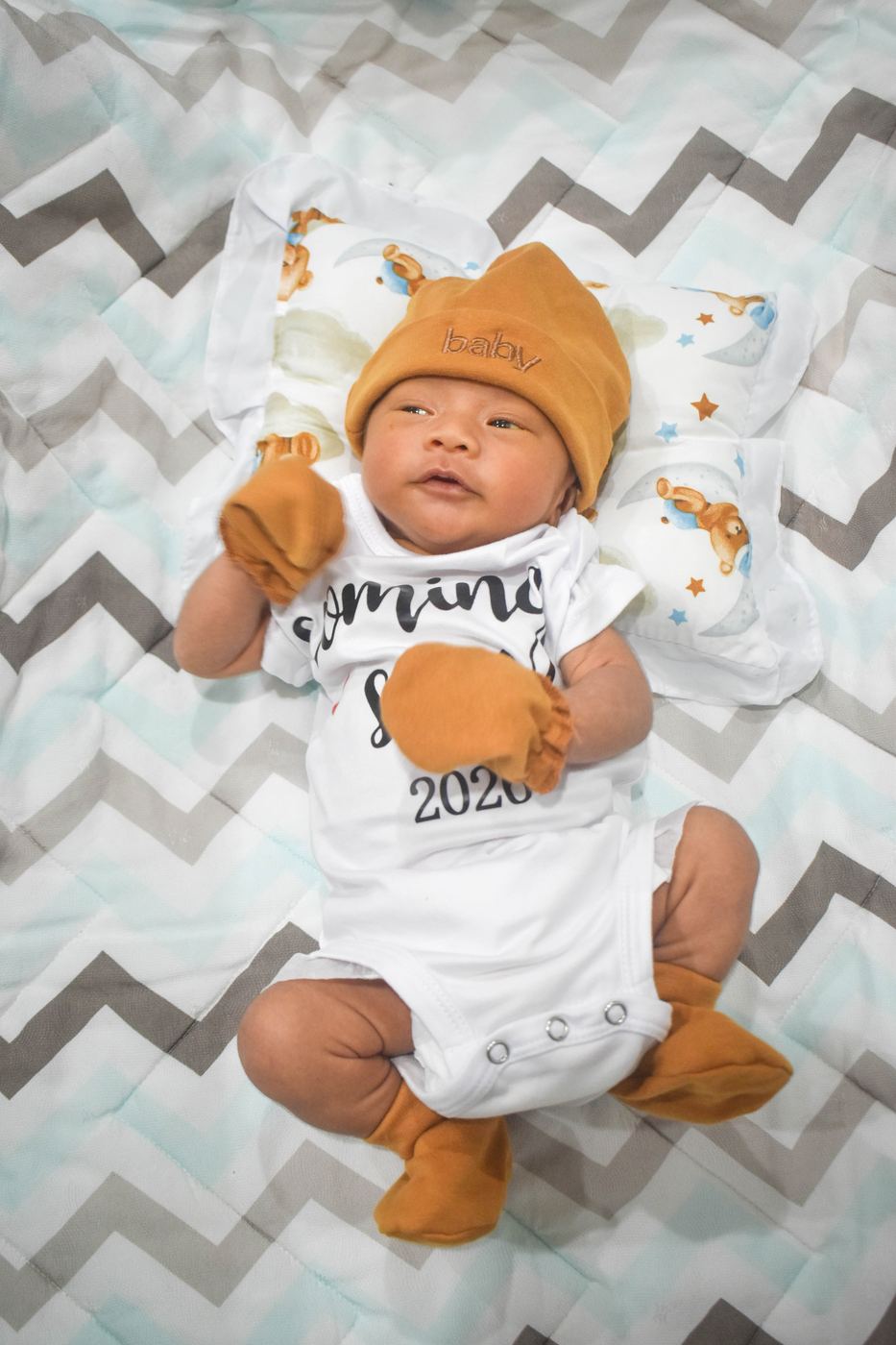 Baby Kyzer Kynn resting